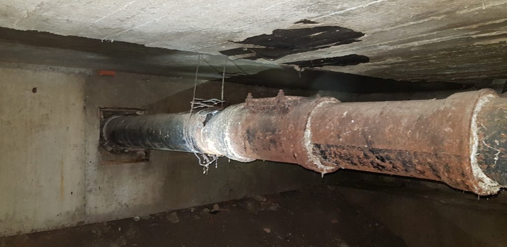SVJ Platanová 643–646, Benátky nad Jizerou: Rekonstrukce ležatého kanalizačního potrubí